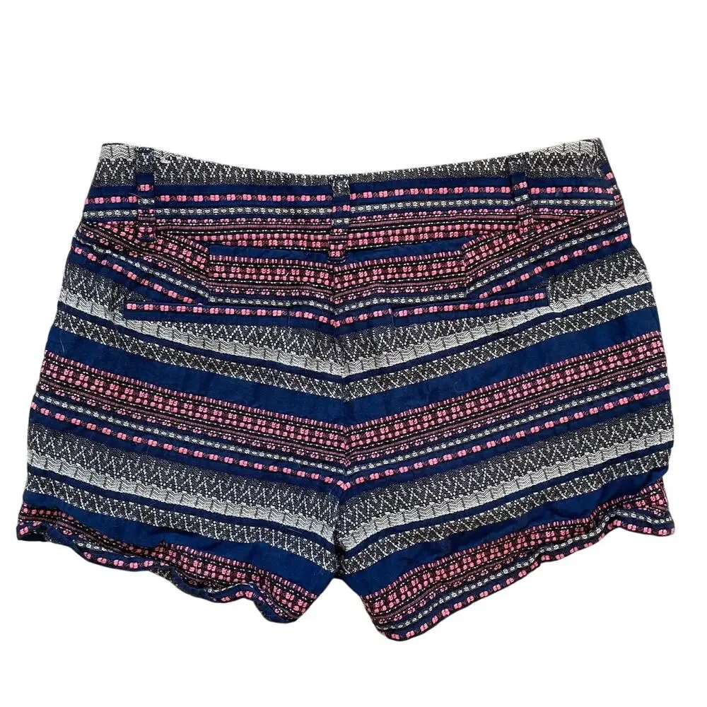 Ann Taylor LOFT Riviera Short, Textured Allover Print, Size OO, XS